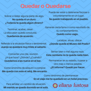 Quedar o Quedarse